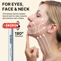 Professional Handheld Led Light Therapy Wand Anti-Aging Face Wand Face Skin Beauty Red Light Therapy Wand