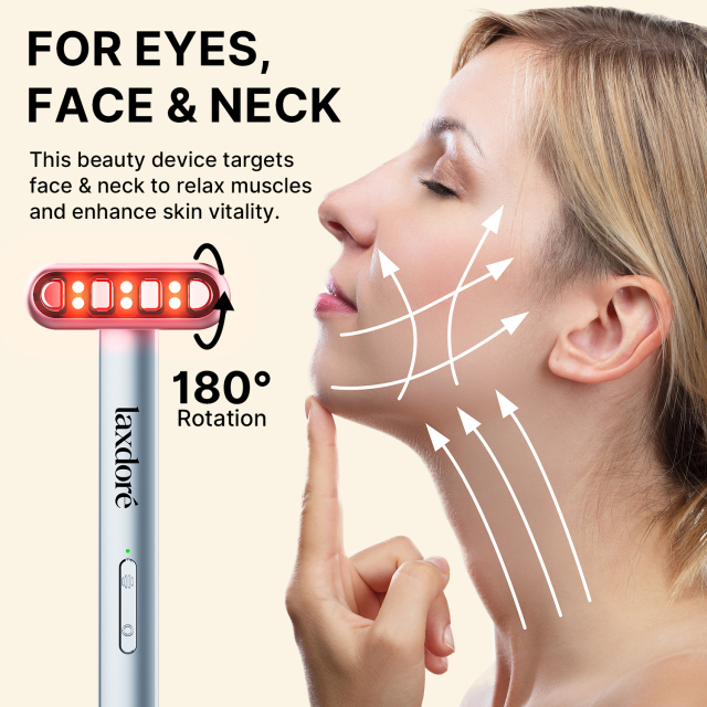 Professional Handheld Led Light Therapy Wand Anti-Aging Face Wand Face Skin Beauty Red Light Therapy Wand