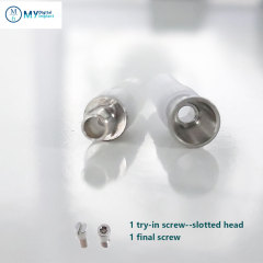 UCLA Cobalt-chrome molybdenum castable implant abutment OSSTEM ZIMMER