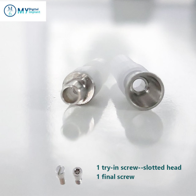 UCLA Cobalt-chrome molybdenum castable implant abutment OSSTEM ZIMMER