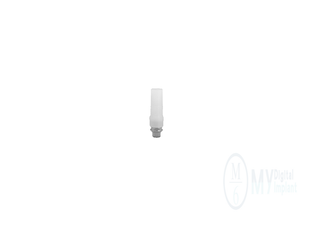 Dentin implant (engaging) compatible dental castable abutment