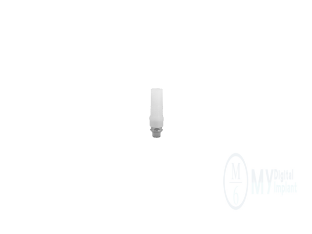 Dentin implant (engaging) compatible dental castable abutment