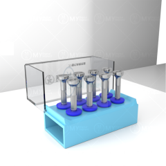 Dental lab carrier to install and remove digital analog