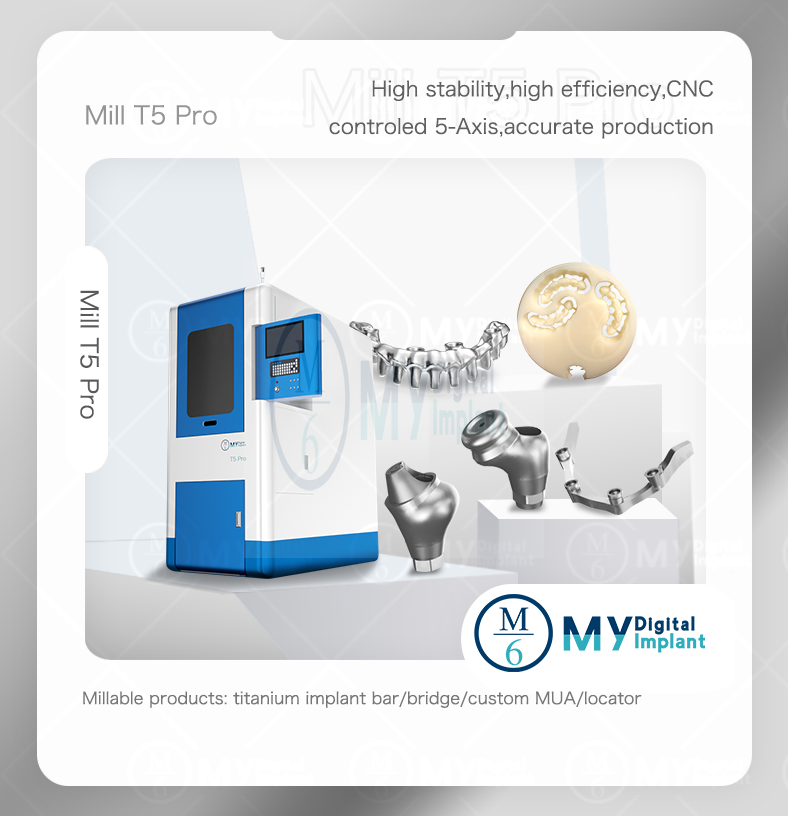 Full bar and bridge 5 Axis Dental lab Milling machines T5 Pro
