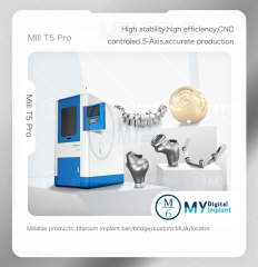 Full bar and bridge 5 Axis Dental lab Milling machines T5 Pro