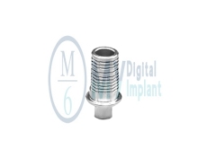 M6 SIC 3.3,4.2 compatible dental implant tibase abutment gh=1mm