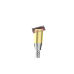 M6 Xive dental implant locator abutment attachment with Nylon caps ring housing for bridge bar