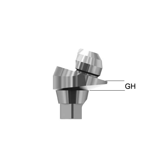 choose an angled multi-unit abutment by gingival height