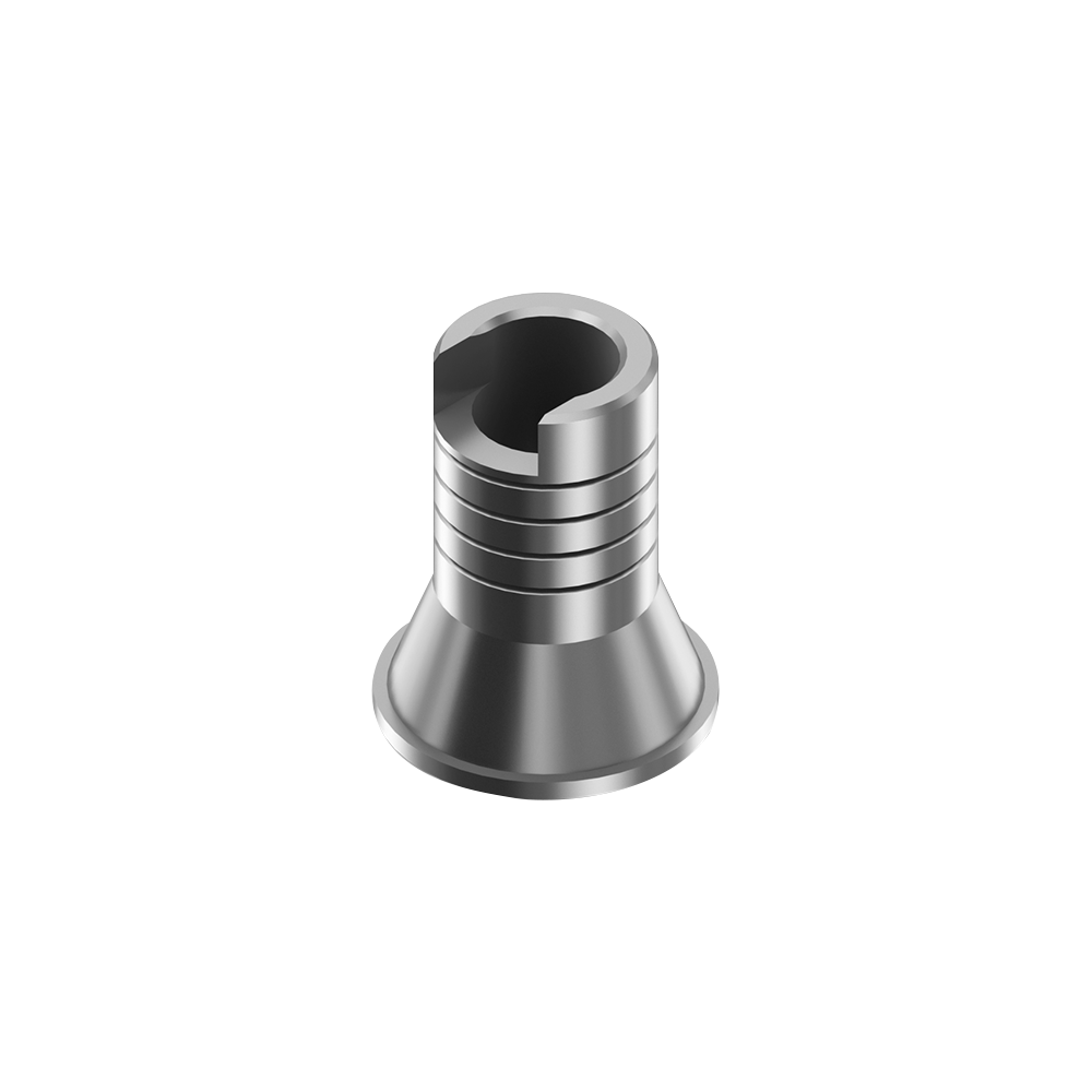 M6 Zuga dental tibase for multi unit abutment bridge bar with library
