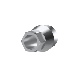 M6 Cortex dental implant engaging 10mm titanium premilled blank