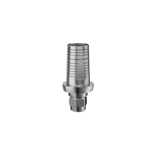 High precision dental Ti-base compatible with Xive implant
