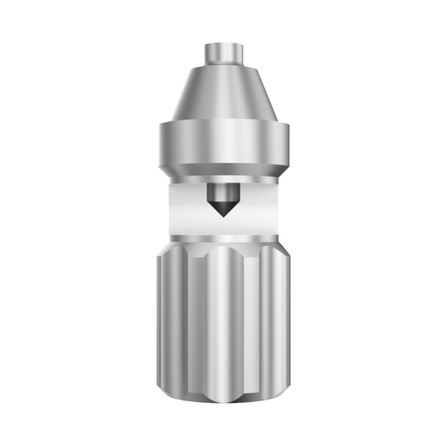 Tapered screw channel reamer stopper
