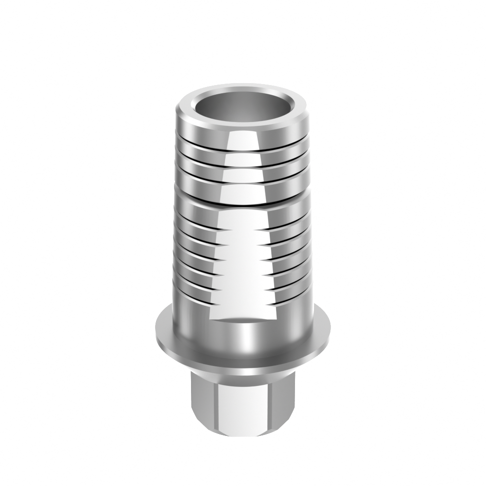 High precision titanium base compatible with MIS