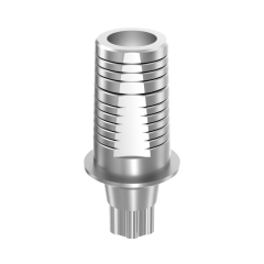 dental pre-milled titanium base compatible with Straumann