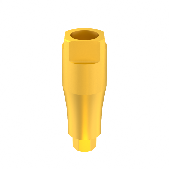 TiN coating scan body compatible with MIS Seven implant