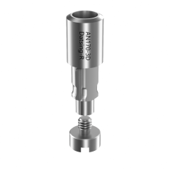 Dental implant analog for dental laboratory workflow