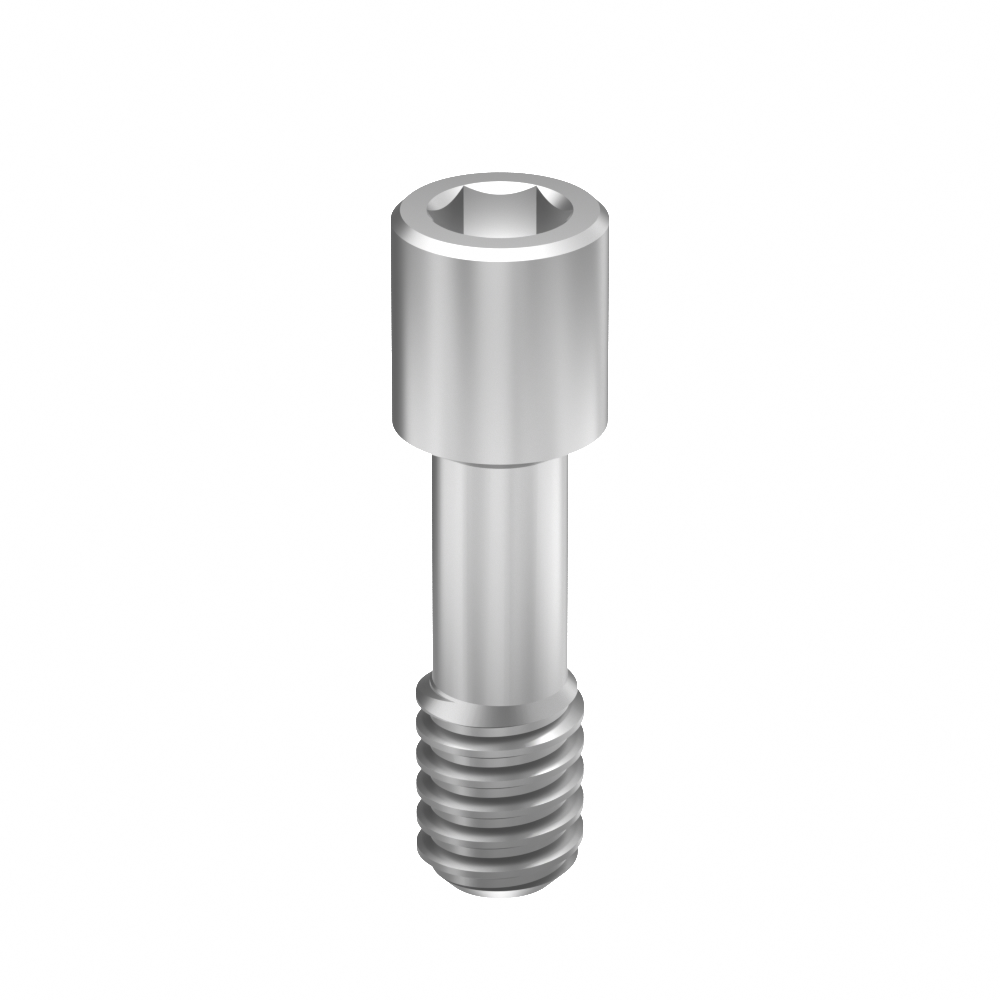 MIS titanium screw for dental abutment