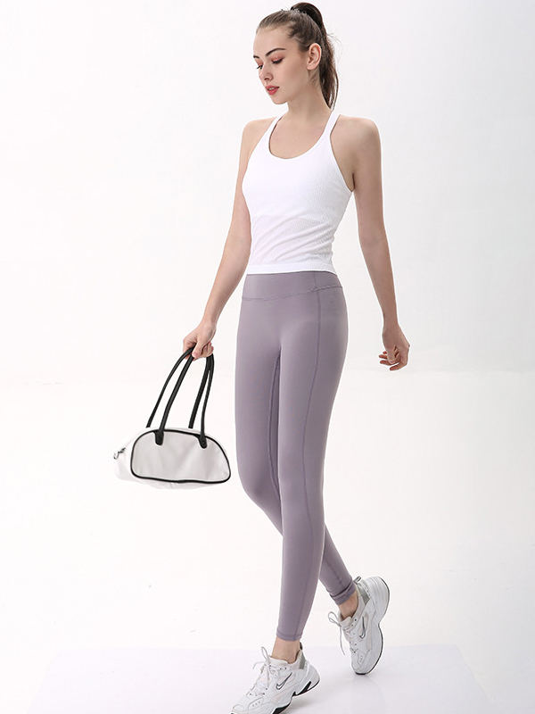 Yoga Tank Top with Built-in Padded Cups