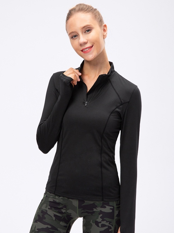 Slim-Fit Long-Sleeve Yoga Workout Clothes