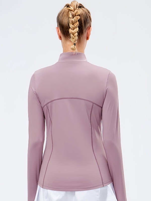 Slim-Fit Long-Sleeve Yoga Workout Clothes