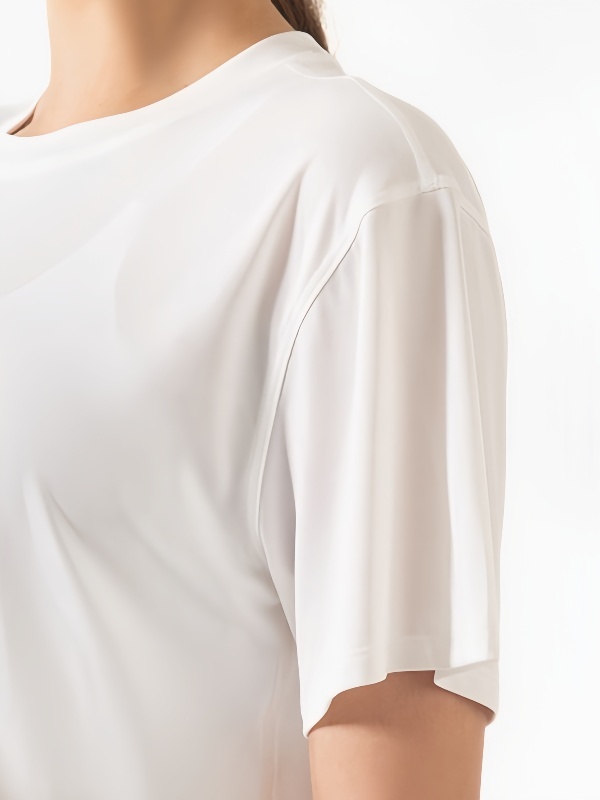 Loose-Fit Crop Top for Gym