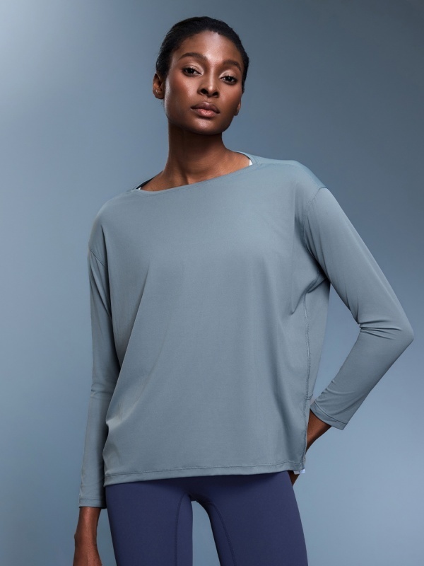 Barely-There Long-Sleeve Workout Wear