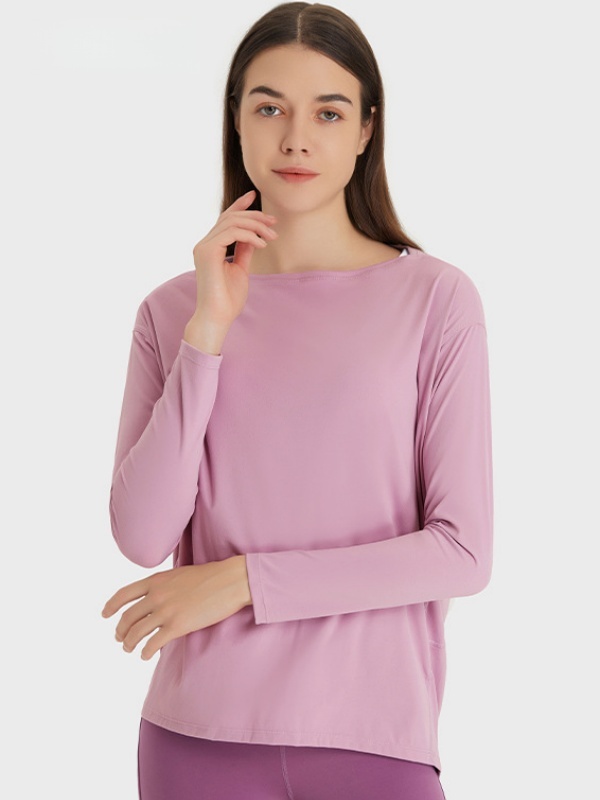 Barely-There Long-Sleeve Workout Wear
