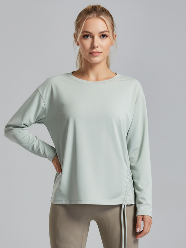 Loose-Fit Long-Sleeve Activewear