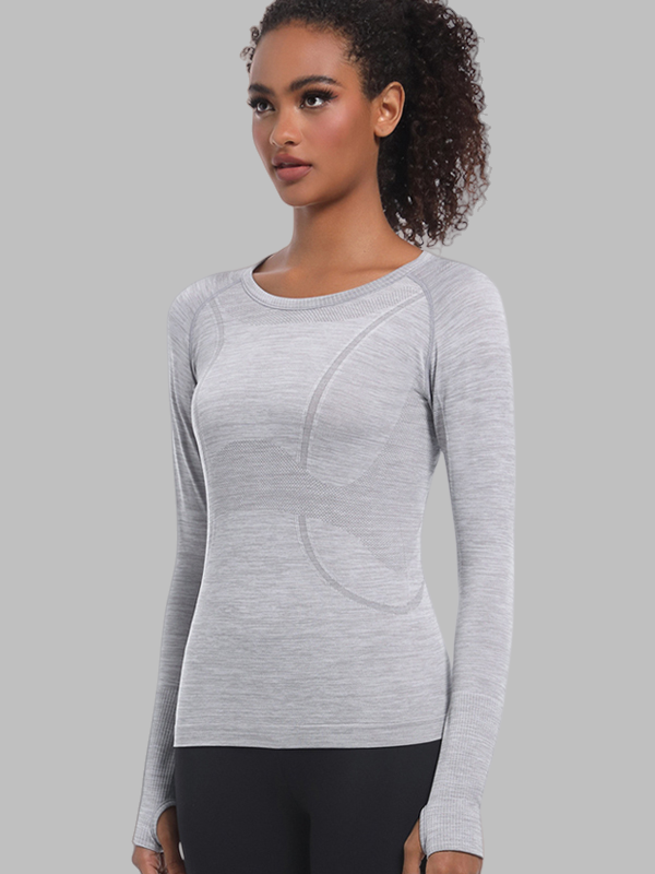 Seamless One-Piece Long-Length Workout Top