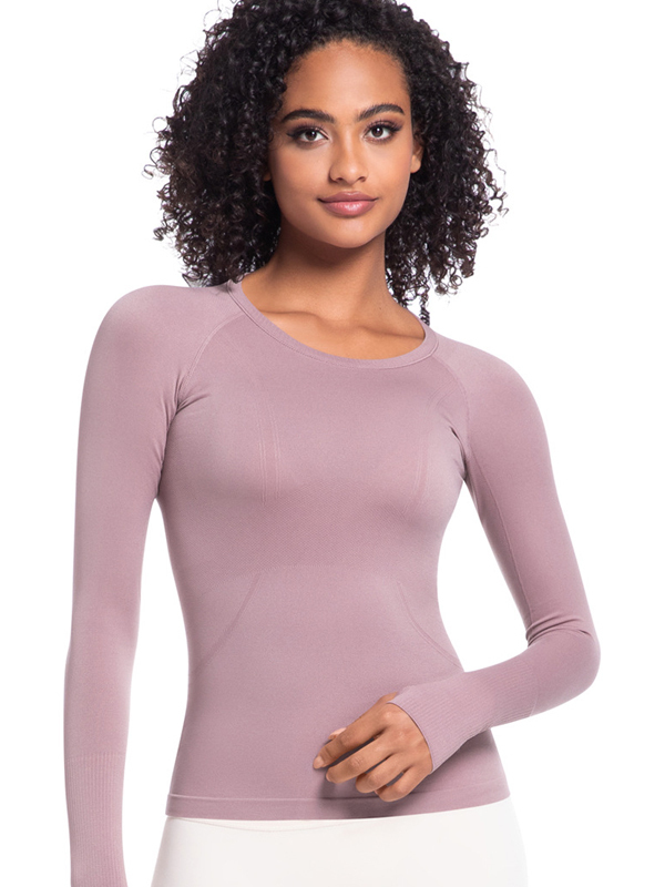 Seamless One-Piece Long-Length Workout Top