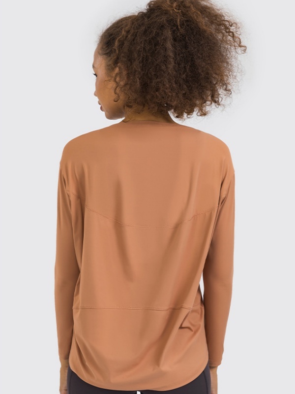 Barely-There Long-Sleeve Workout Wear