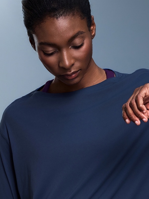 Flexvibe Women’s Yoga Running Casual Top - Naked Feel Quick Dry Loose Long Sleeve