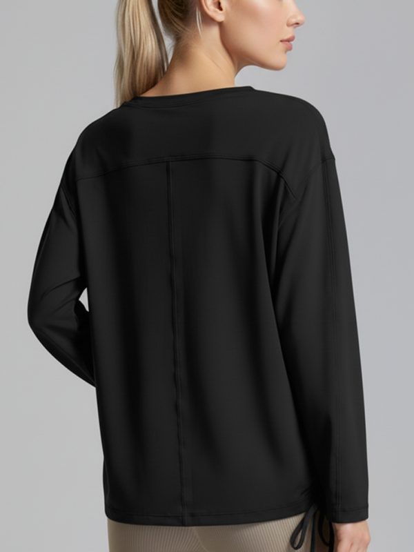 Loose-Fit Long-Sleeve Activewear