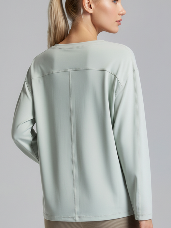 Loose-Fit Long-Sleeve Activewear
