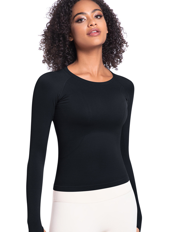 Seamless One-Piece Long-Length Workout Top