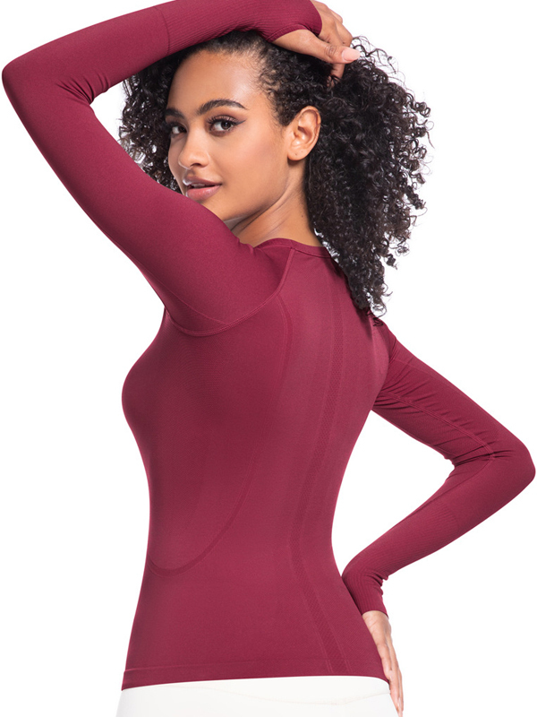 Seamless One-Piece Long-Length Workout Top