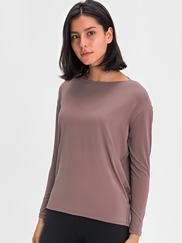 Barely-There Long-Sleeve Workout Wear