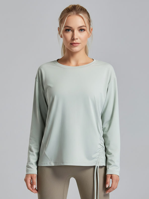 Loose-Fit Long-Sleeve Activewear