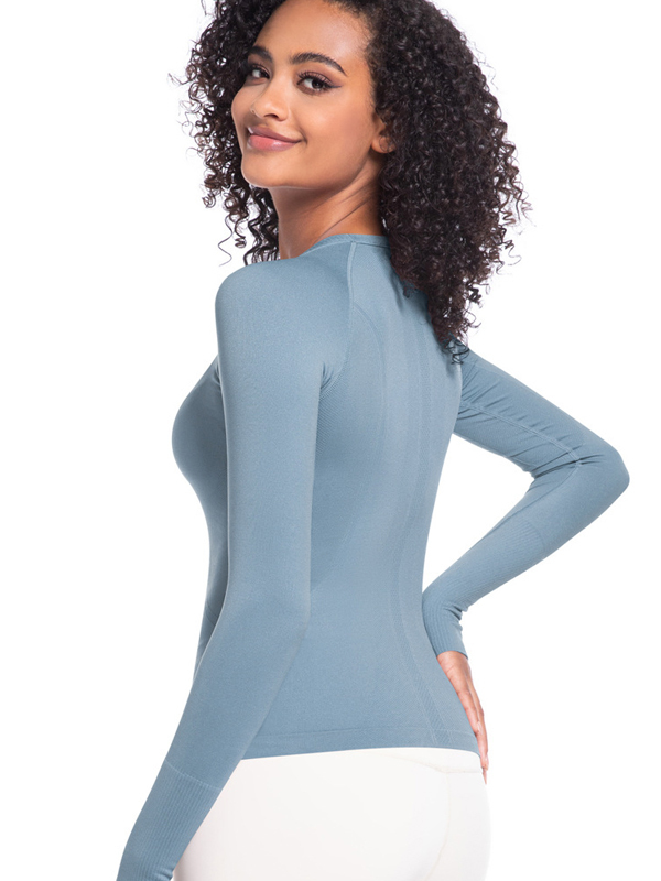 Seamless One-Piece Long-Length Workout Top