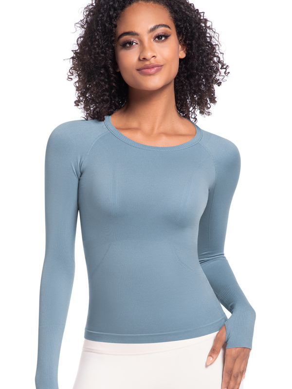 Seamless One-Piece Long-Length Workout Top