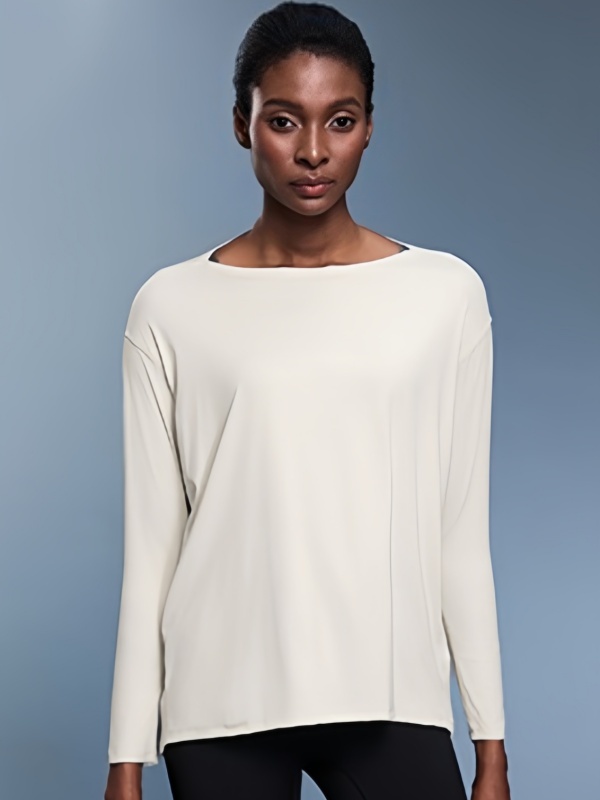 Flexvibe Women’s Yoga Running Casual Top - Naked Feel Quick Dry Loose Long Sleeve