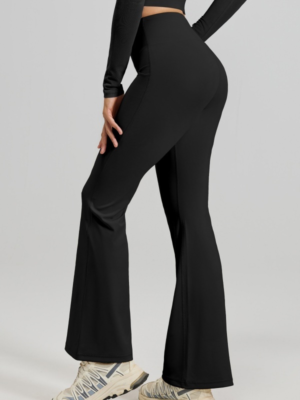 High-Waisted Butt-Lifting Flared Pants