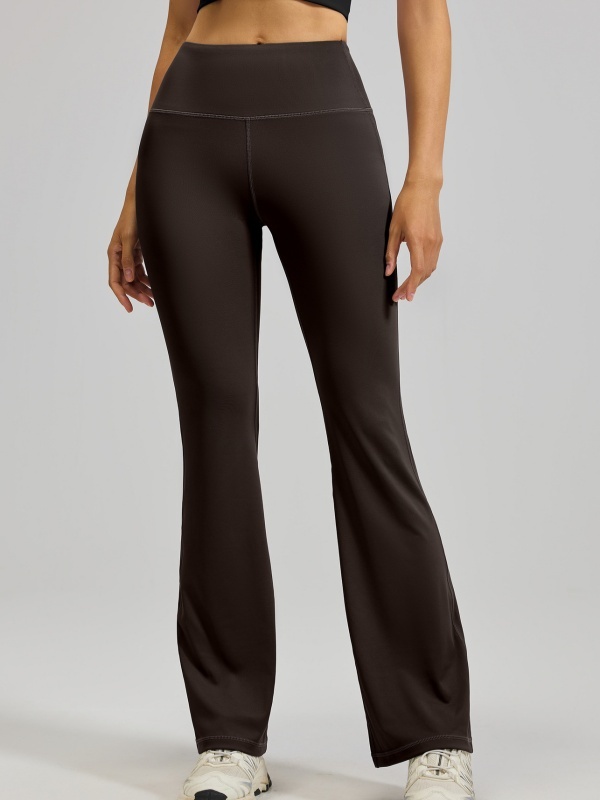 Flexvibe High Waisted Butt Lifting Flared Yoga Leggings - Buttery Soft Barely There Tummy Control