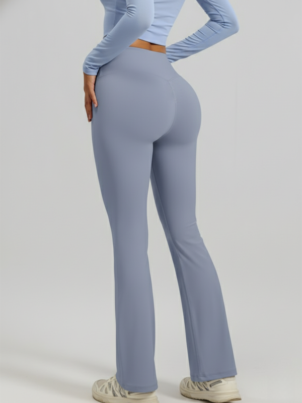 High-Waisted Butt-Lifting Flared Pants