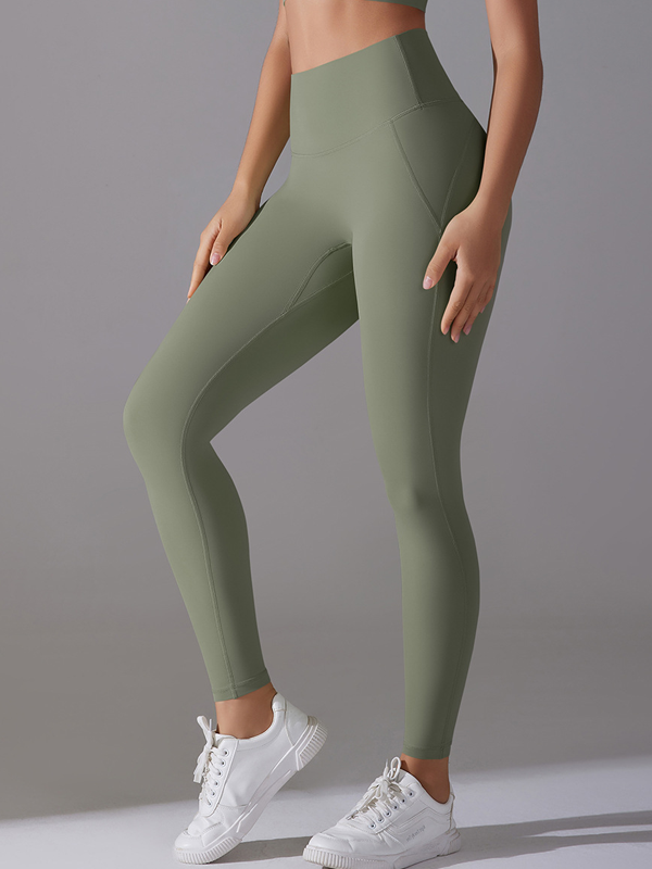 High-Waisted Tight Naked-Feel Yoga Capris