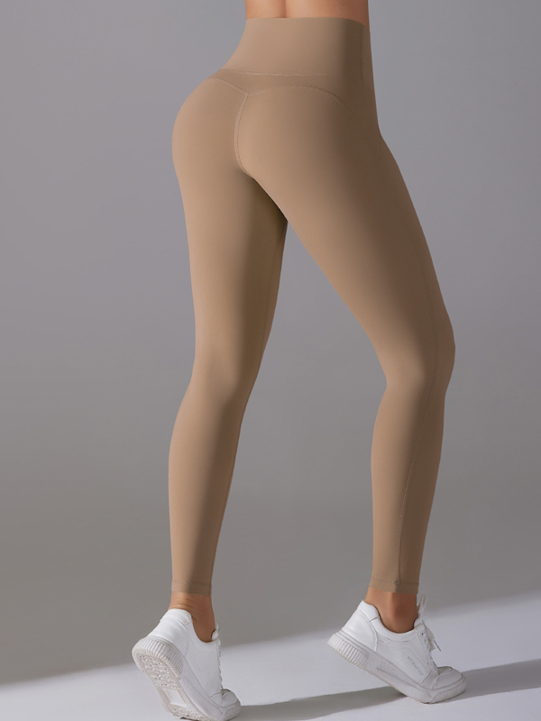 High-Waisted Tight Naked-Feel Yoga Capris