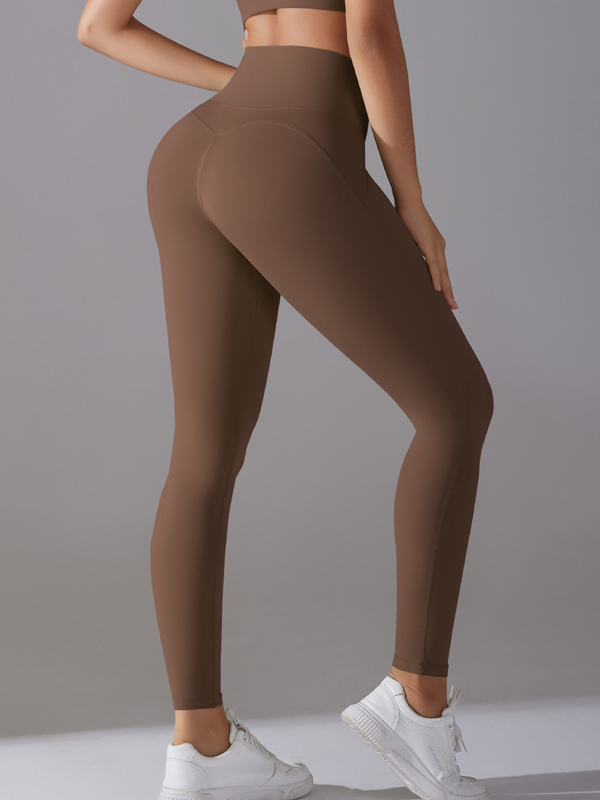 High-Waisted Tight Naked-Feel Yoga Capris