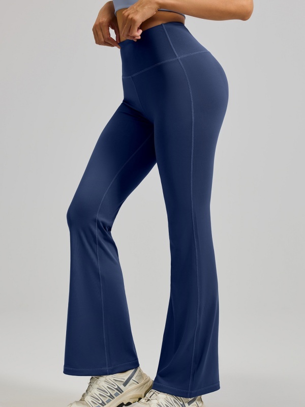 Flexvibe High Waisted Butt Lifting Flared Yoga Leggings - Buttery Soft Barely There Tummy Control