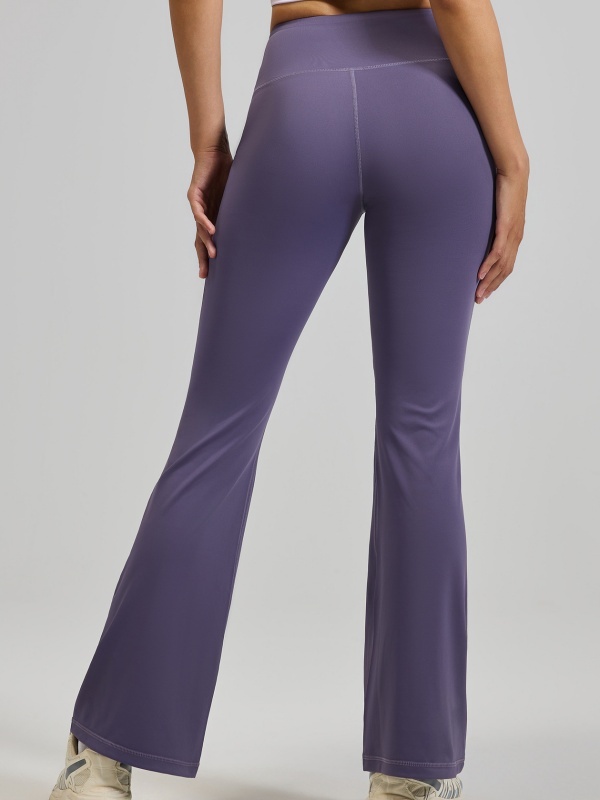 Flexvibe High Waisted Butt Lifting Flared Yoga Leggings - Buttery Soft Barely There Tummy Control