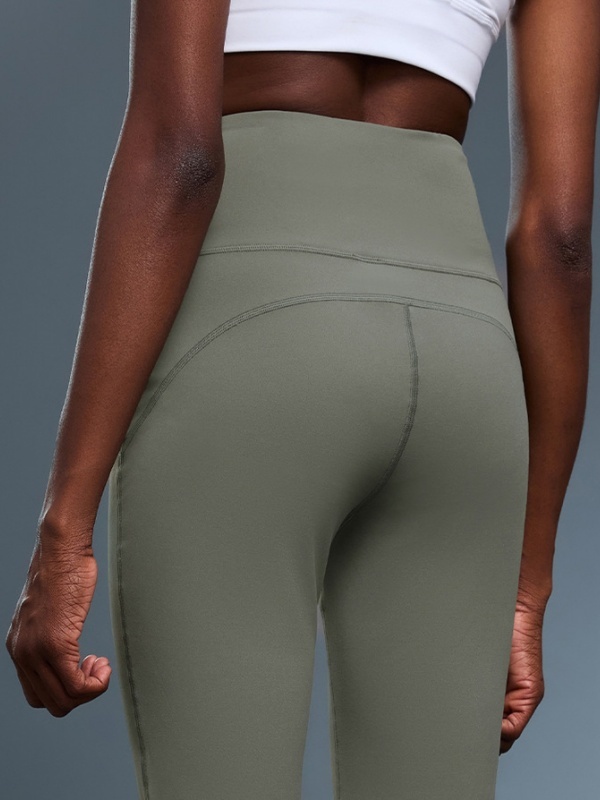 Slim-Fit High-Waisted Slightly Flared Yoga Pants